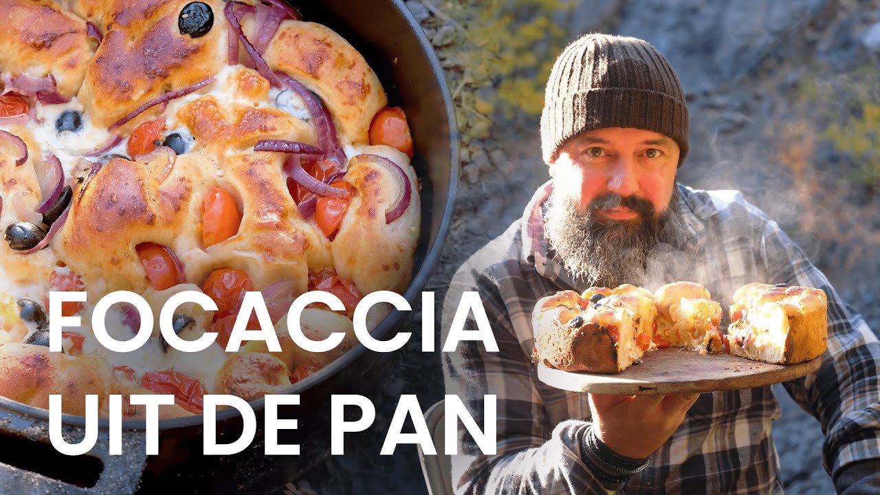 De Perfecte Focaccia met Gebakken Knoflook